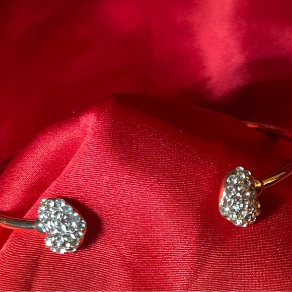 😎 ROSE GOLD TONE CRYSTAL BRACELET - Picture 3 of 5